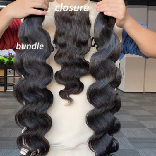3 bundles with a closure deal - Body Wave